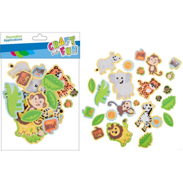 Craft with Fun CF OZDOBA DEK EVA ZWIERZ DZIK SPRZYL 24ST 12/144