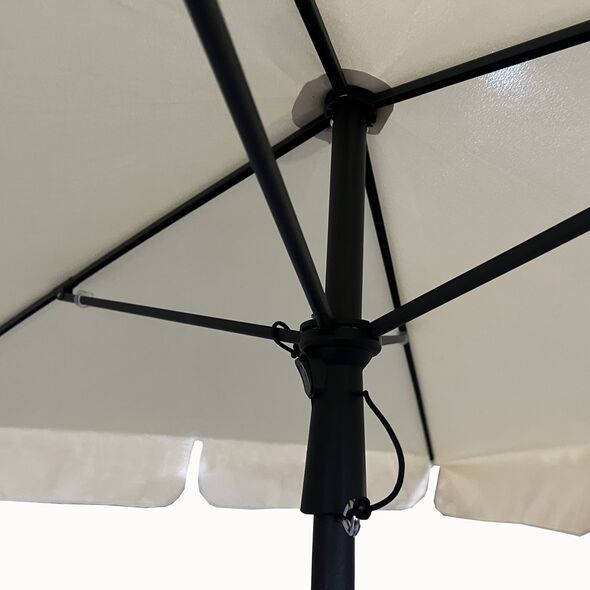 Fancy Garden Parasol ogrodowy FLOKS 235x200x125 łamany solidny składany beżowy