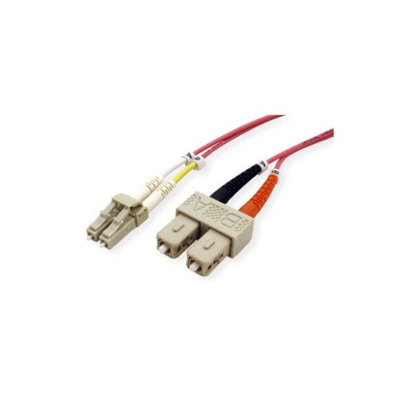 EFB EFB Elektronik LC-SC 50/125µ οπτικό καλώδιο 5 m OM4 Ροζ