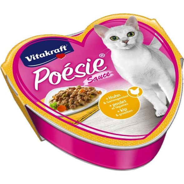 Vitakraft VITAKRAFT KOT 85g tacka POESIE KURA INDYK sos /15
