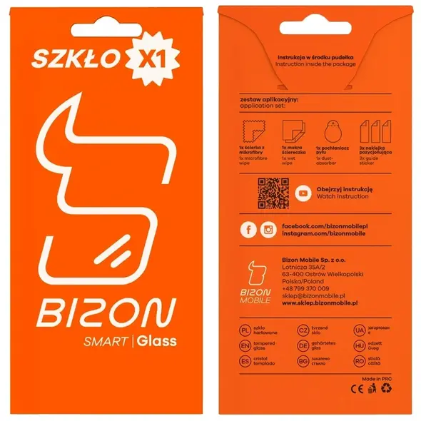 Szkło ochronne 2.5D Bizon Smart Glass do Samsung Galaxy S25 Edge