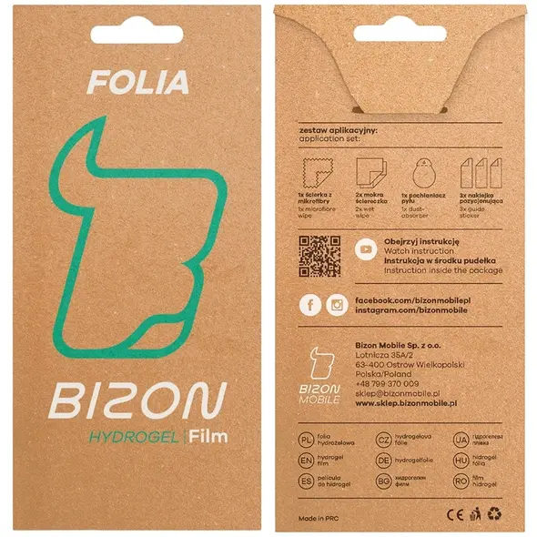 Folia hydrożelowa na ekran Bizon Glass Hydrogel Front do Samsung Galaxy S24 Ultra
