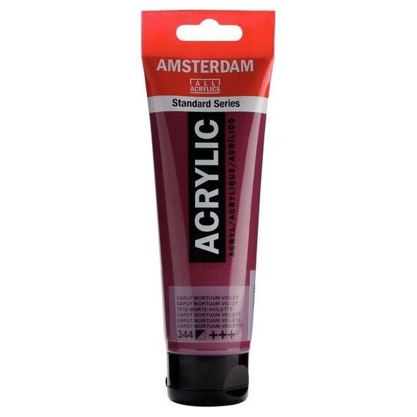 Artequipment Farba akrylowa TALENS AMSTERDAM 120ml 344 - CAPUT MORTUUM VIOLET uniw