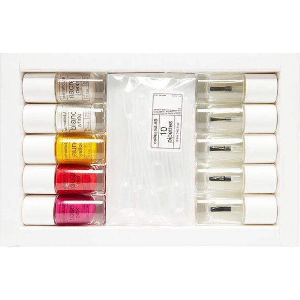 Nailmatic NAILMATIC zes. do tworzenia 5 lakierów róż 40 ml
