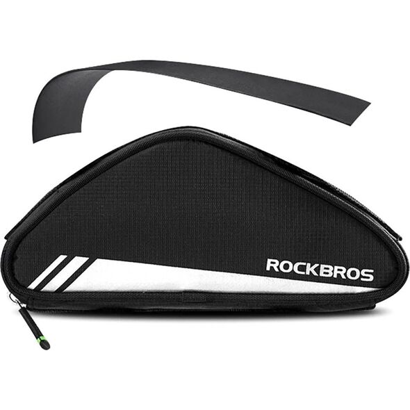 Torba rowerowa na narzędzia pompkę mocowana na ramę 0.7l - czarna ROCKBROS
