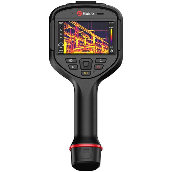Kamera termowizyjna GuideIR, 640x480 IR, 30Hz, FOV 25x19, 4,3" dotykowy LCD, Laser, 64GB, Wi-Fi, Bluetooth, 13MP, 4h battery, H6