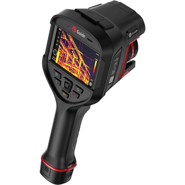Kamera termowizyjna GuideIR, 640x480 IR, 30Hz, FOV 25x19, 4,3" dotykowy LCD, Laser, 64GB, Wi-Fi, Bluetooth, 13MP, 4h battery, H6