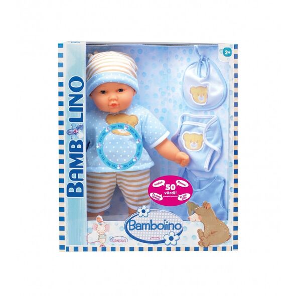 Bambolina BAMBOLINA μιλώντας κούκλα Rose Baby Boy (LV 50 λέξεις), BD361LV 13411804 4895167988089