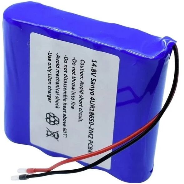 Sanyo 4/UR18650-ZM2 PCBK Ειδική μπαταρία 18650 Καλώδιο Λιθίου 14.4 V 2420 mAh