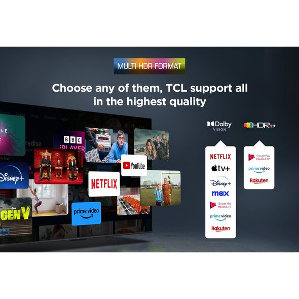 TCL V6C 75V6C Telewizor 190,5 cm (75") 4K Ultra HD Smart TV Wi-Fi Metaliczny 330 cd/m