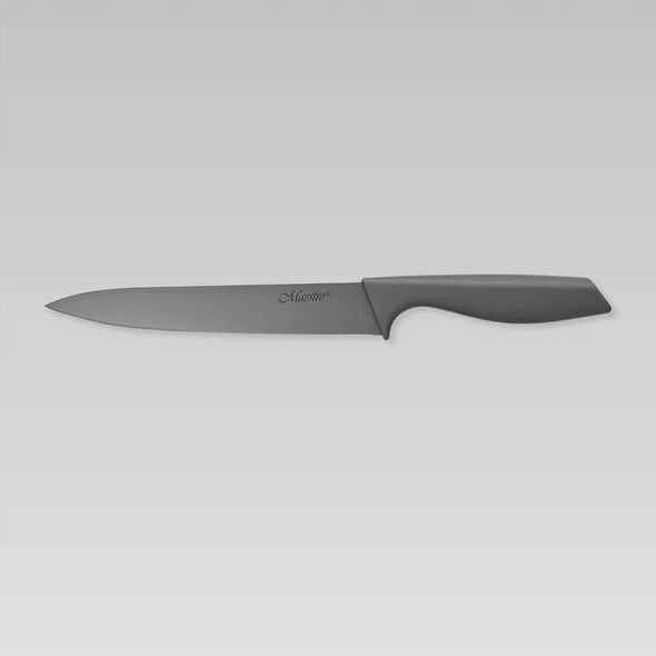 STALOWY NÓŻ UNIWERSALNY 20CM Z POWŁOKĄ CERAMICZNĄ NIEPRZYWIERAJĄCĄ POJEDYNCZY MAESTRO MR-1433