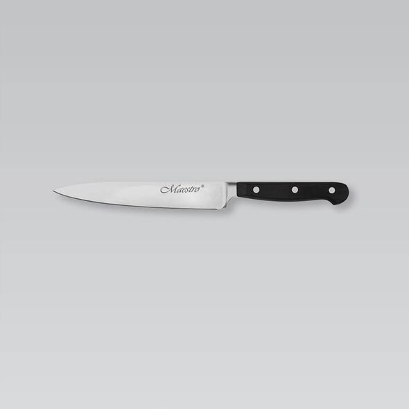 NÓŻ UNIWERSALNY 12.5CM STALOWY POJEDYNCZY KUCHENNY MAESTRO MR-1453