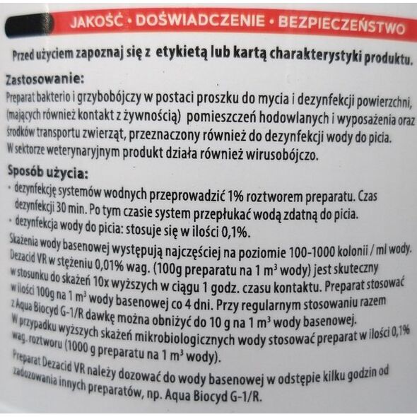 Acrylmed Dezacid VR White 0,4 kg
