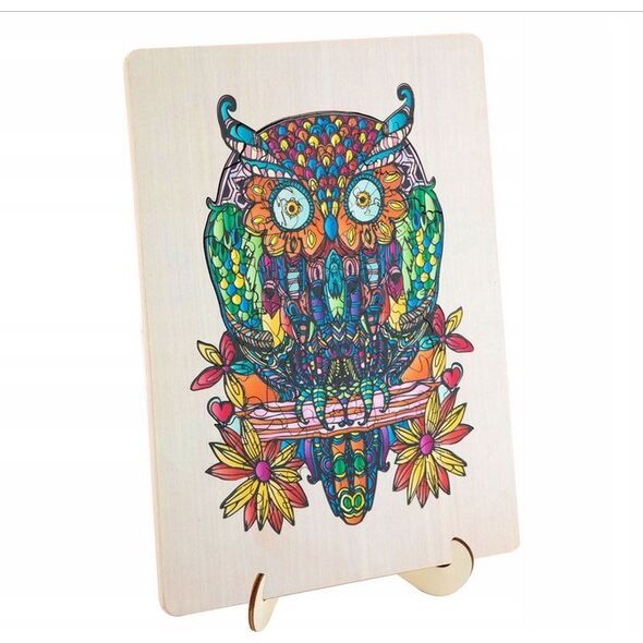 Eureka Puzzle drewniane 133 Sowa