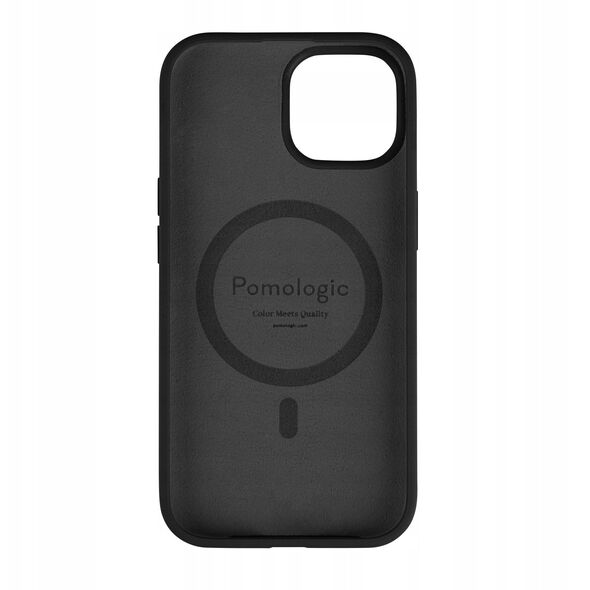 Pomologic CoverCase - προστατευτική θήκη σιλικόνης για iPhone 15 συμβατή με MagSafe (black)
