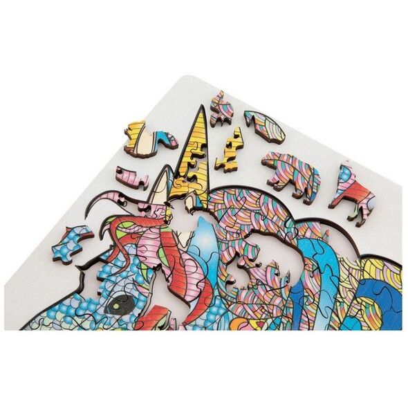 *****Puzzle drewn.jednorożec 140el 400086J 20768