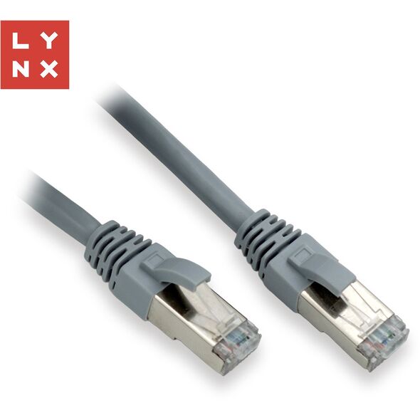 LYNX FTP patch kabel Cat6, PVC, 20m, šedý