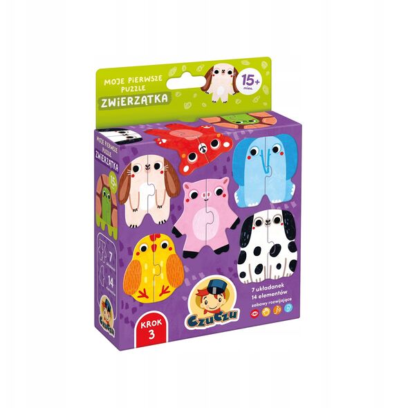 CzuCzu Moje pierwsze puzzle Zwierzątka 94140