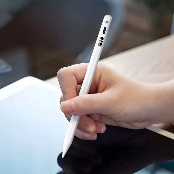 DUX DUCIS rysik STYLUS SP-06 do iPada z ładowaniem bezprzewodowym i wyświetlaczem biały