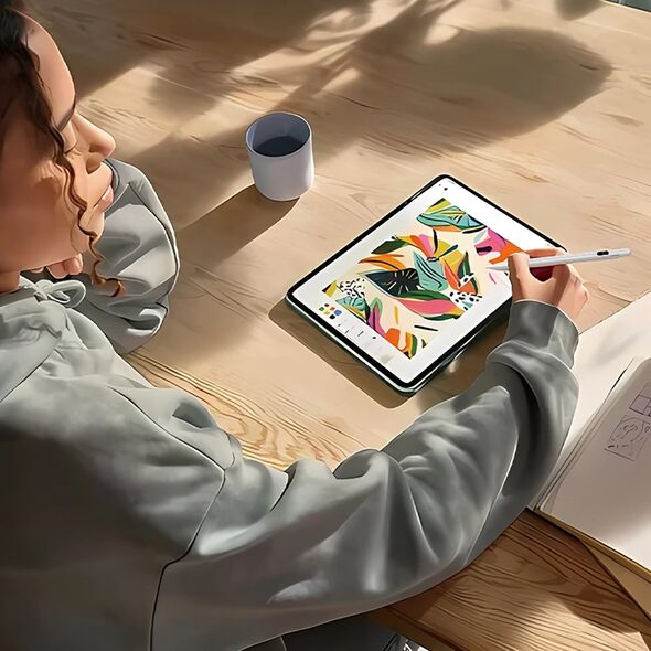 DUX DUCIS rysik STYLUS SP-06 do iPada z ładowaniem bezprzewodowym i wyświetlaczem biały