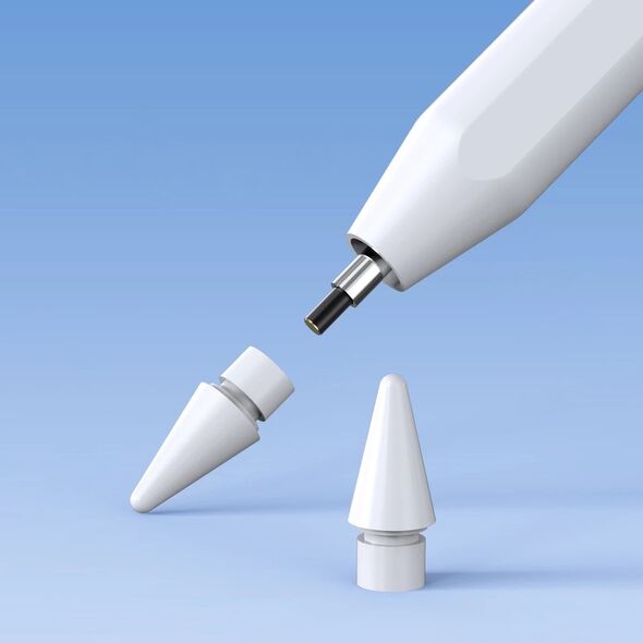 DUX DUCIS rysik STYLUS SP-06 do iPada z ładowaniem bezprzewodowym i wyświetlaczem biały