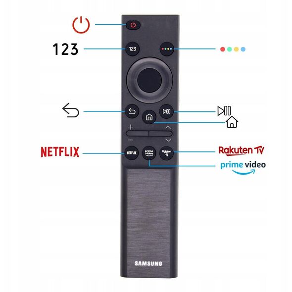 Lamex LXSM-A6 τηλεχειριστήριο τηλεόρασης TV LCD Samsung SMART / NETFLIX / Prime Video / Rakuten