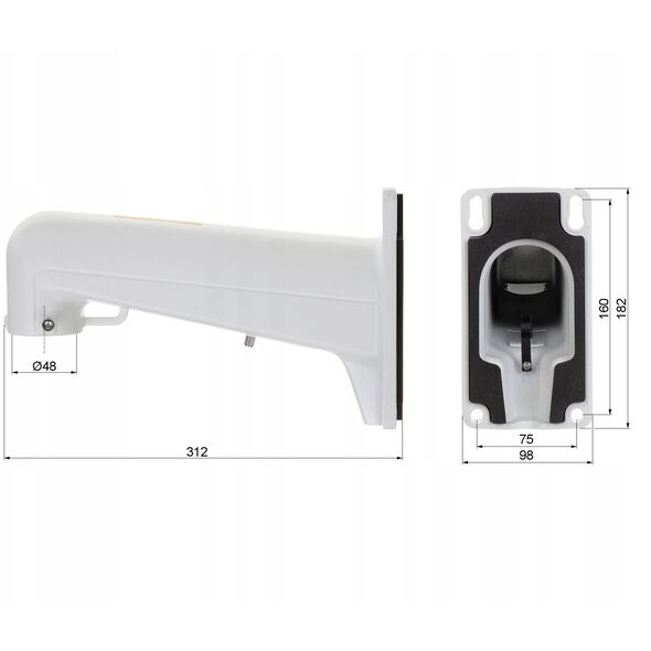 KAMERA IP SZYBKOOBROTOWA DS-2DE7A232IW-AEB(T5)/PL AcuSense - 1080p 4.8 ... 153 mm Hikvision