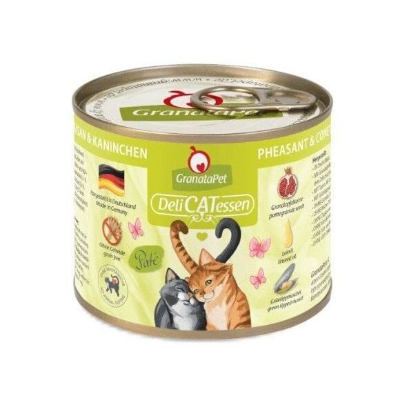 GranataPet DeliCatessen bażant i królik karma mokra dla kota 200g