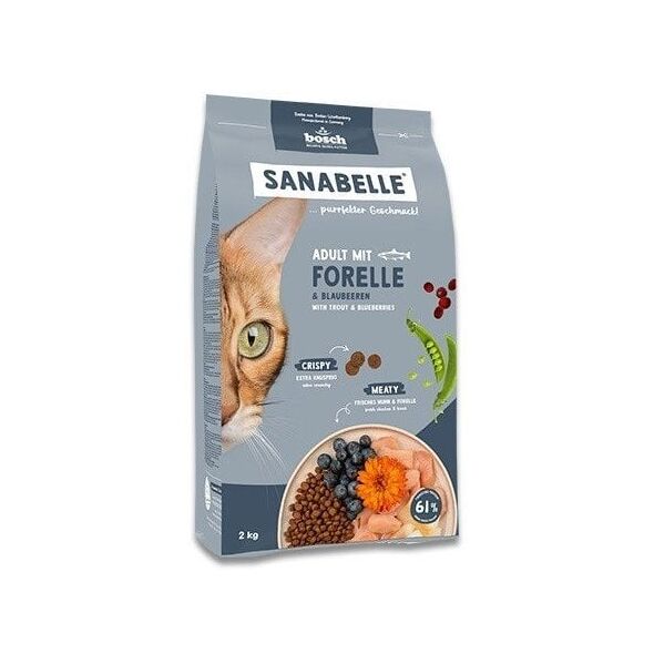 BOSCH Sanabelle Adult pstrąg sucha karma dla kotów 8kg
