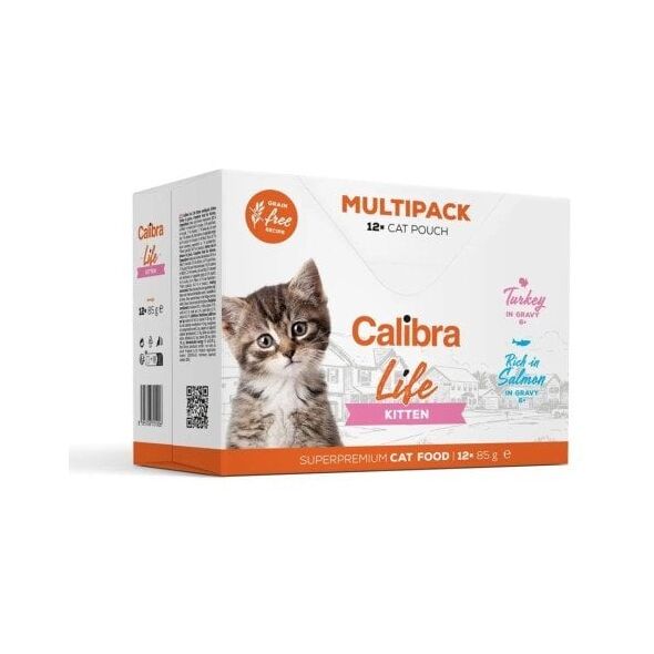 CALIBRA CAT lifepouch kittenmultipack 12x85g