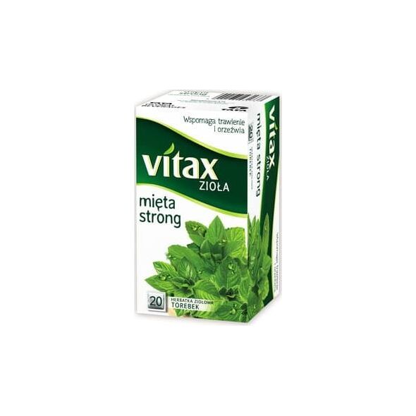 Vitax HERBATA VITAX ZIOŁA MIĘTA STRONG 20 TOREBEK 6631731