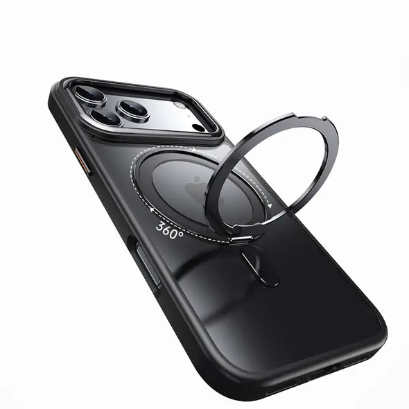 Etui Tech-Protect Magring MagSafe do Apple iPhone 17 Pro Matte Black