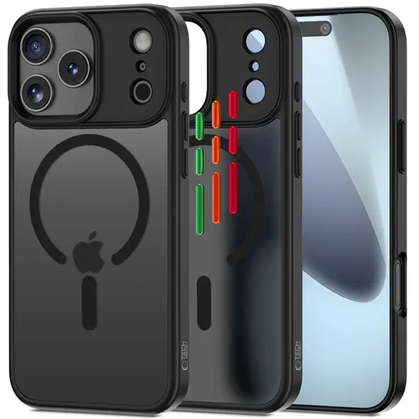 Etui Tech-Protect Magmat Xt 4-set MagSafe do Apple iPhone 17 Pro Max Matte Black