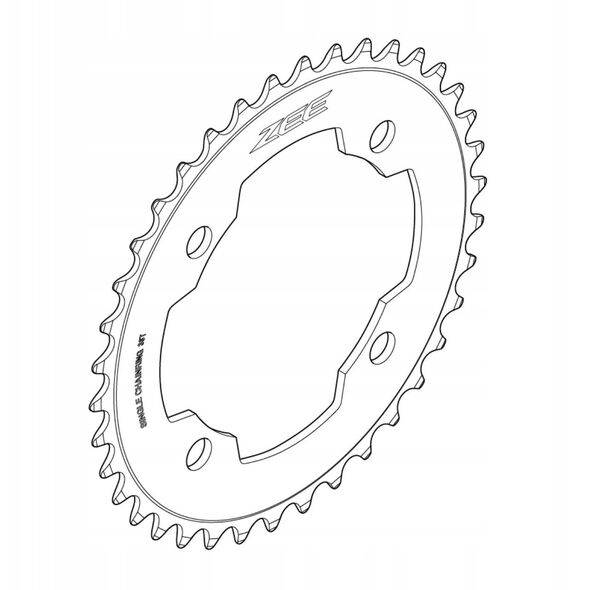 Shimano Zębatka rowerowa przednia Shimano Zee FC-M640 36T