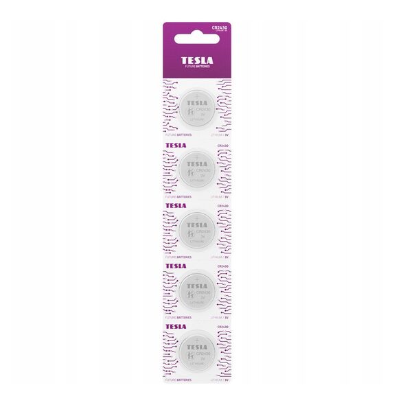 BATERIE TESLA CR 2430 (CR 2430/ BLISTER 5 SZT.)