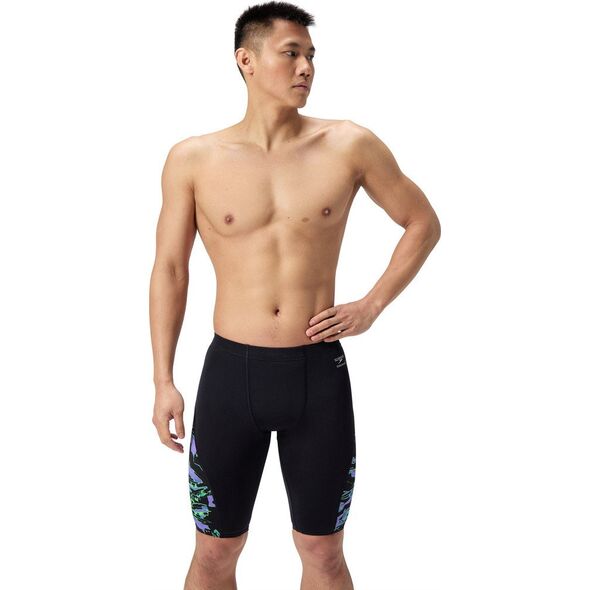 Męskie Bokserki kąpielowe ML PRINTED SIDE SPLICED JAMMER AM