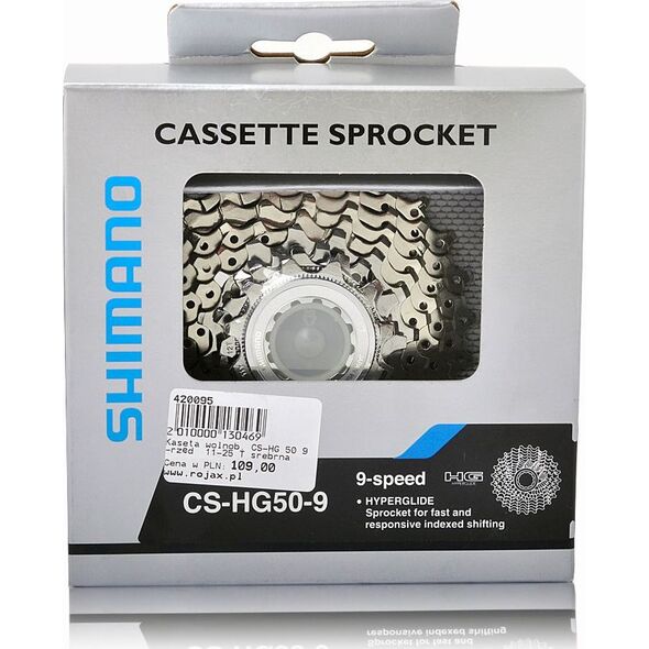 Shimano Kaseta Shimano CS-HG50 9-rzędowa 12-25T uniwersalny