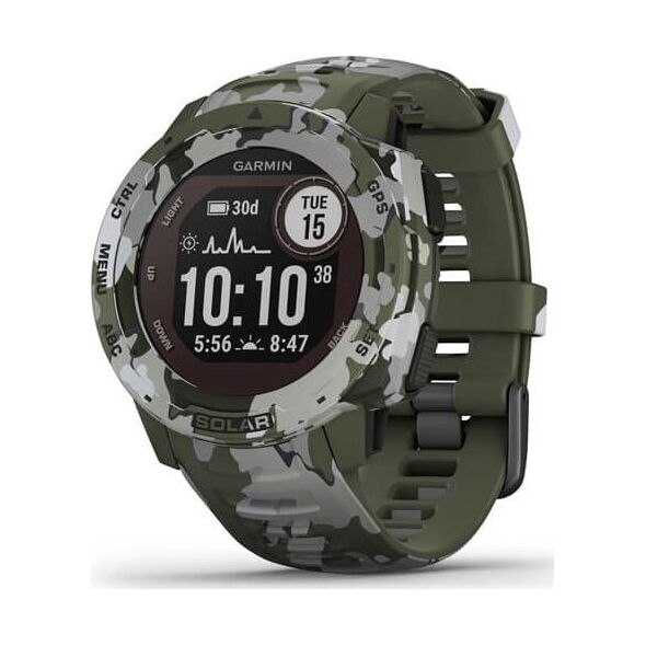 Zegarek sportowy Garmin  Instinct Solar Camo Szaro-zielony  (010-02293-06)
