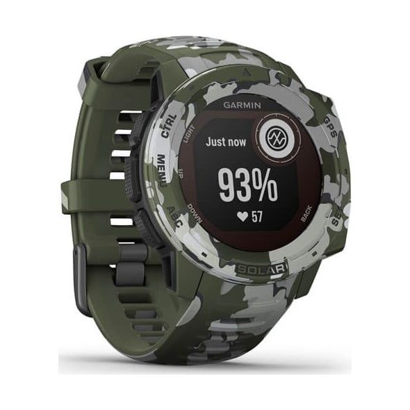 Zegarek sportowy Garmin  Instinct Solar Camo Szaro-zielony  (010-02293-06)
