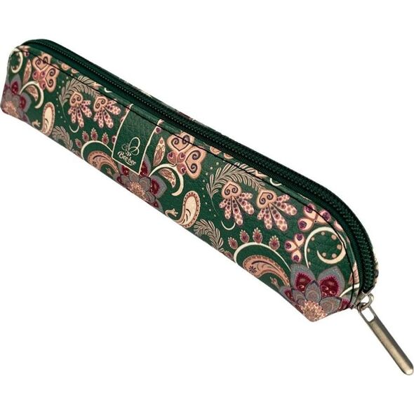 Piórnik Bee-bee Piórnik mini Paisley Kwiaty green