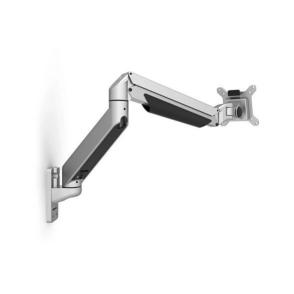Compulocks iPad Mini 8.3" Space Enclosure Articulating Arm Mount - Befestigungskit (Gelenkarm, Gehause) - fur Tablett - verriegelbar - hochwertiges Aluminium - Schwarz, Silber - Bildschirmgrosse: 21.1 cm (8.3") - Tischmontage, auf Konsole montierbar