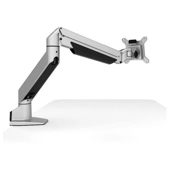 Compulocks iPad Mini 8.3" Space Enclosure Articulating Arm Mount - Befestigungskit (Gelenkarm, Gehause) - fur Tablett - verriegelbar - hochwertiges Aluminium - Schwarz, Silber - Bildschirmgrosse: 21.1 cm (8.3") - Tischmontage, auf Konsole montierbar