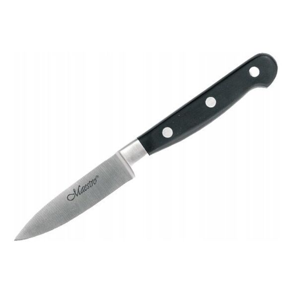 NÓŻ DO OBIERANIA 9CM STALOWY POJEDYNCZY KUCHENNY MAESTRO MR-1454