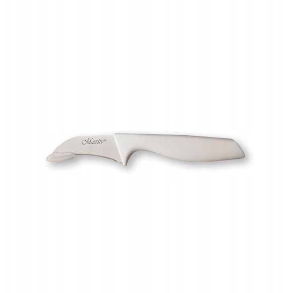 STALOWY NÓŻ DO OBIERANIA 6.8CM Z POWŁOKĄ CERAMICZNĄ NIEPRZYWIERAJĄCĄ POJEDYNCZY MAESTRO MR-1435
