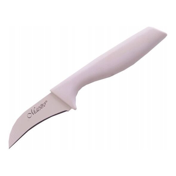 STALOWY NÓŻ DO OBIERANIA 6.8CM Z POWŁOKĄ CERAMICZNĄ NIEPRZYWIERAJĄCĄ POJEDYNCZY MAESTRO MR-1435