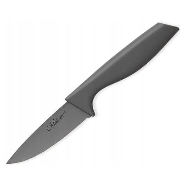 STALOWY NÓŻ DO OBIERANIA 6.8CM Z POWŁOKĄ CERAMICZNĄ NIEPRZYWIERAJĄCĄ POJEDYNCZY MAESTRO MR-1435
