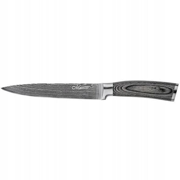 NÓŻ UNIWERSALNY 17.5CM ZE STALI DAMASCEŃSKIEJ POJEDYNCZY KUCHENNY MAESTRO MR-1483
