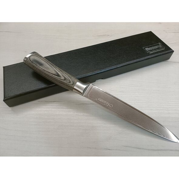 NÓŻ UNIWERSALNY 17.5CM ZE STALI DAMASCEŃSKIEJ POJEDYNCZY KUCHENNY MAESTRO MR-1483
