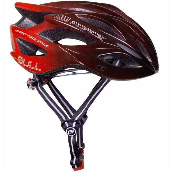 Salmas FORCE BULL HUE MIPS // dydis L-XL (58-61 cm) (raudona/juoda)