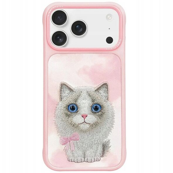 Etui Nimmy Big Eyed Pet 2.0 Cat do iPhone 17 Pro Max różowy